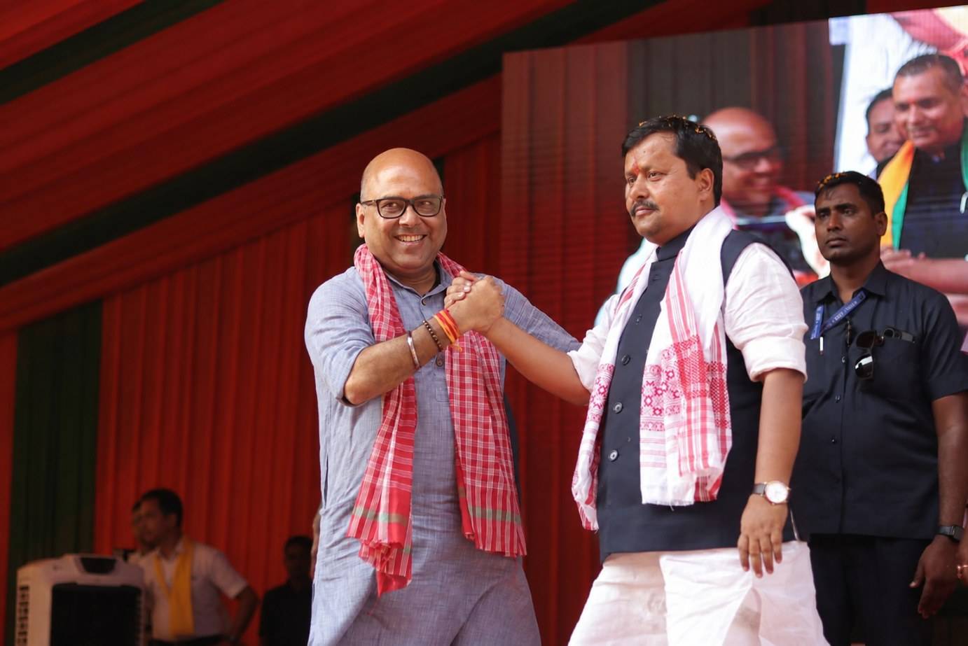Dr. Rajdeep Roy with Shri Nitin Nabin
